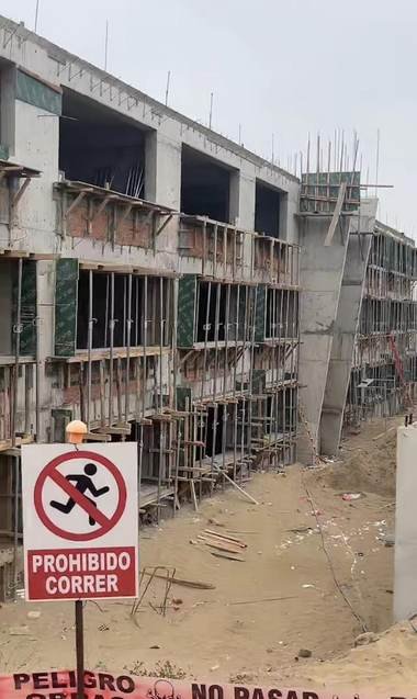 Encofrado, acero de refuerzo y vaciado de concreto — obra ejecutada por Conjorsac