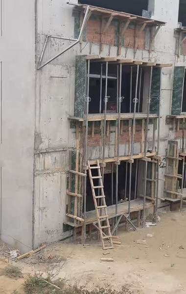 Encofrado, acero de refuerzo y vaciado de concreto — obra ejecutada por Conjorsac