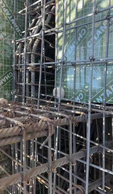 Encofrado, acero de refuerzo y vaciado de concreto — obra ejecutada por Conjorsac