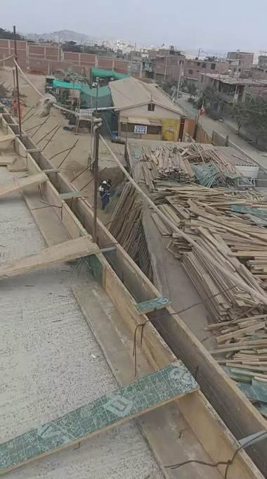 Encofrado, acero de refuerzo y vaciado de concreto — obra ejecutada por Conjorsac