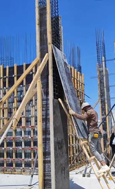Encofrado, acero de refuerzo y vaciado de concreto — obra ejecutada por Conjorsac