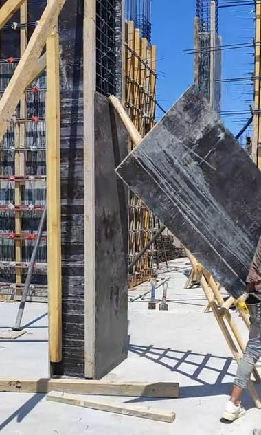 Encofrado, acero de refuerzo y vaciado de concreto — obra ejecutada por Conjorsac