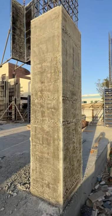 Encofrado, acero de refuerzo y vaciado de concreto — obra ejecutada por Conjorsac