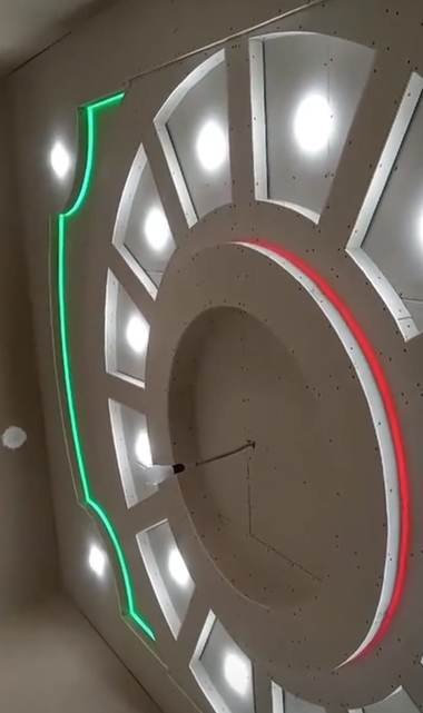 Acabados, falso cielo e iluminación — obra ejecutada por Conjorsac