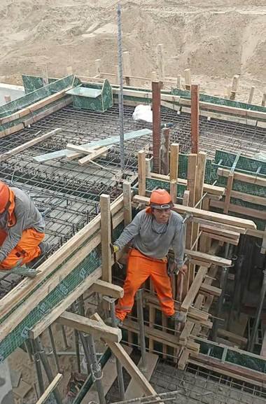 Excavación, zapatas y muros de contención — obra ejecutada por Conjorsac