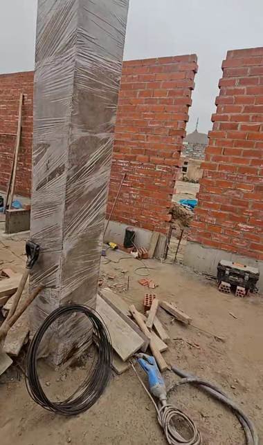 Muros de ladrillo y obra gris — obra ejecutada por Conjorsac