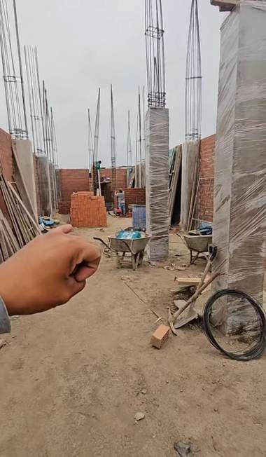 Muros de ladrillo y obra gris — obra ejecutada por Conjorsac