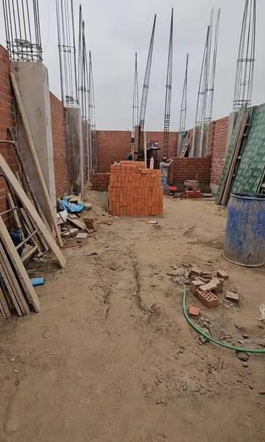 Muros de ladrillo y obra gris — obra ejecutada por Conjorsac