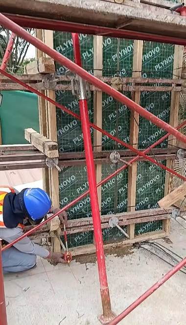 Muros de ladrillo y obra gris — obra ejecutada por Conjorsac