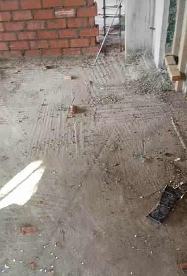 Muros de ladrillo y obra gris — obra ejecutada por Conjorsac