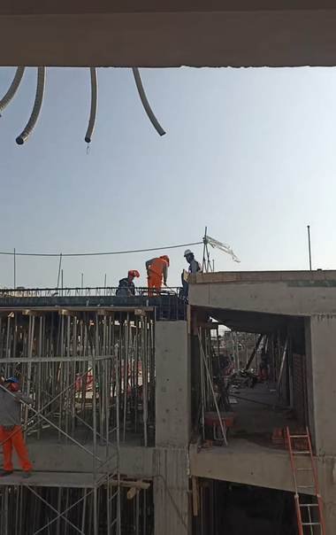 Muros de ladrillo y obra gris — obra ejecutada por Conjorsac
