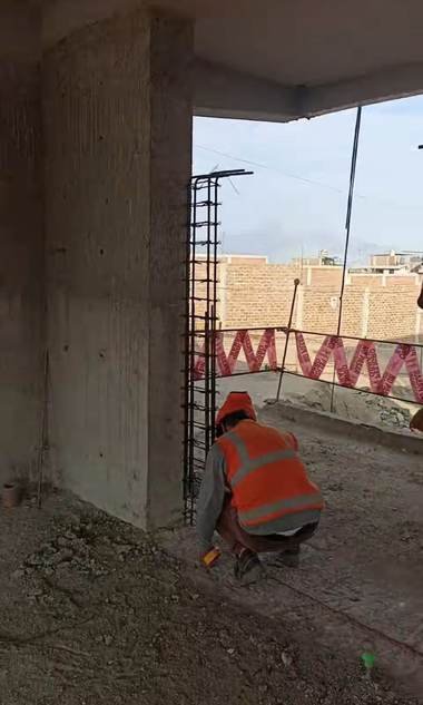 Encofrado, acero de refuerzo y vaciado de concreto — obra ejecutada por Conjorsac